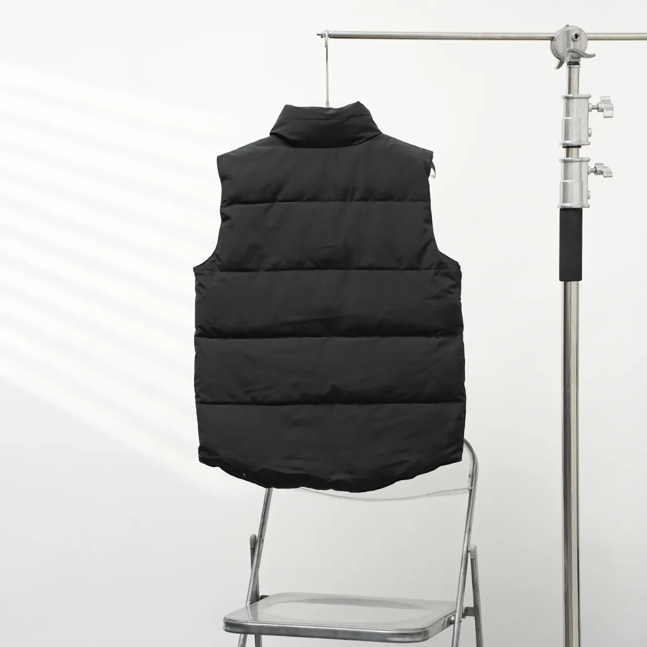 P340 CANADA GOOSE丨Canada Goose Slant Pocket Stand Collar Down Vest Color: Black Black Label Size: XS-XXL